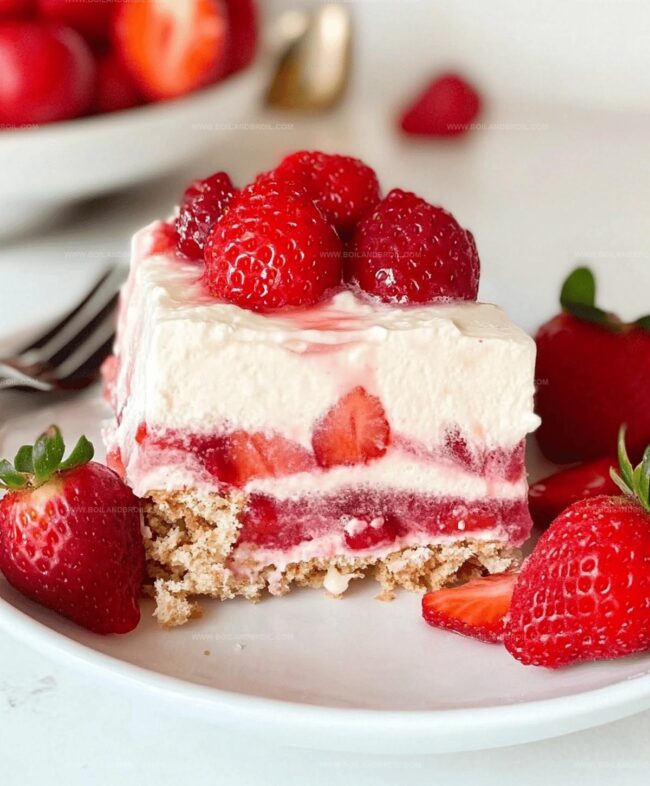 Why Strawberry Icebox Cake Is So Refreshing